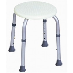 Tabouret de Douche Assise Ronde Ø 31 cm-Hauteur de 35 à 52 cm-105 kg HISTABO17