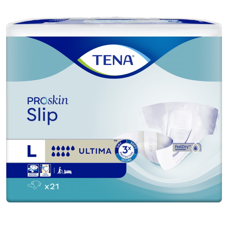 Couches adulte - TENA Slip Ultima Taille L Tena Slip - 1