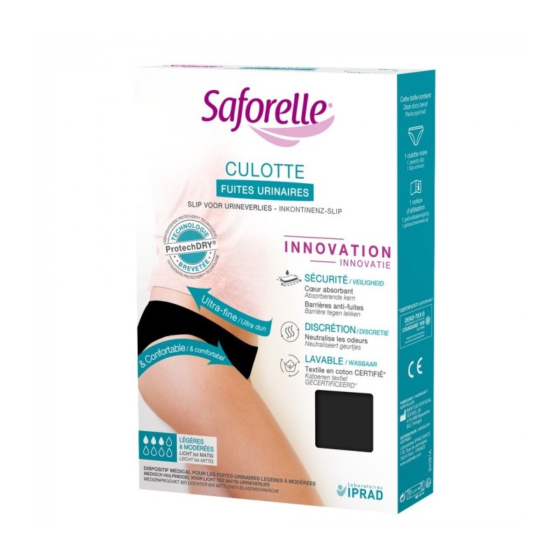 Saforelle - Culotte Fuites Urinaires Saforelle - 1 Saforelle - Culotte Fuites Urinaires Saforelle - 1