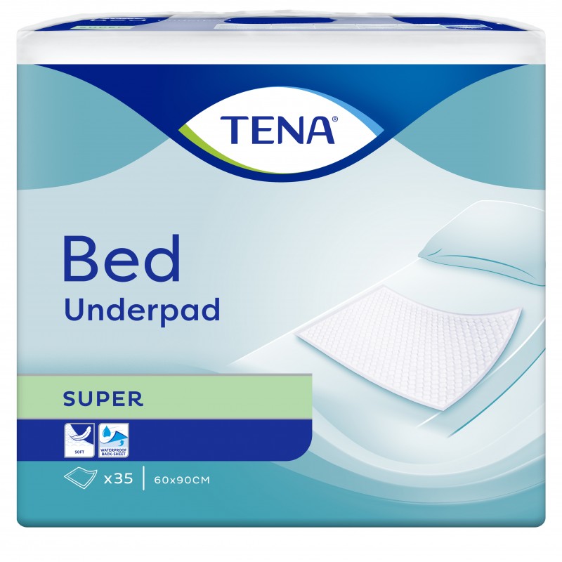 TENA BED SUPER Alèze intraversable usage unique 60x90cm Sac/35 Tena TENA  BED SUPER