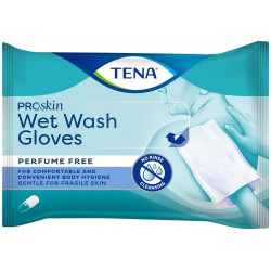 Gants de toilette pre-imprégnés - TENA Wet Wash Glove ProSkin Tena Wash - 3