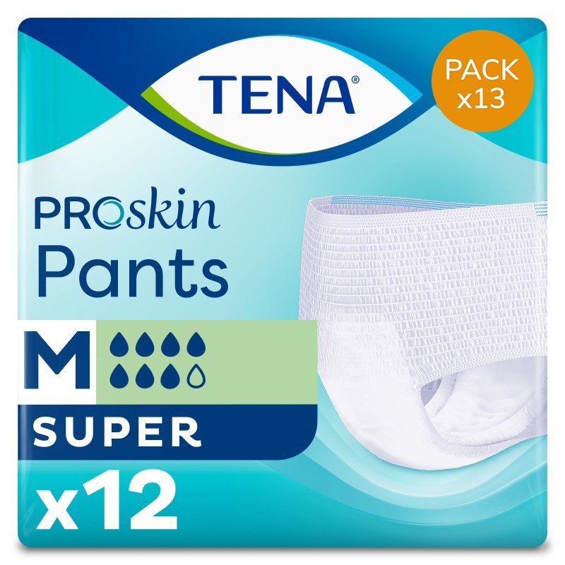 Slip Absorbant / Pants - TENA Pants ProSkin Super M - Pack Economique Tena Pants - 1