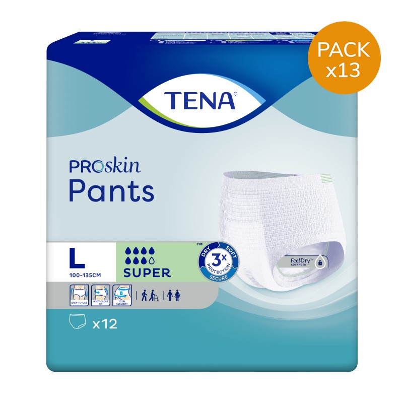 Slip Absorbant / Pants - TENA Pants ProSkin Super L - Pack Economique Tena Pants - 1