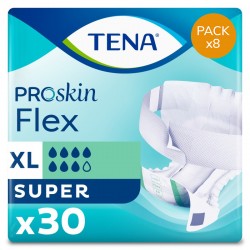 Couches adultes à ceinture - TENA Flex ProSkin Super XL - Pack Economique Tena Flex - 1