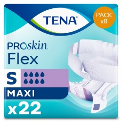 Couches adultes à ceinture - TENA Flex ProSkin Maxi S - Pack Economique Tena Flex - 1