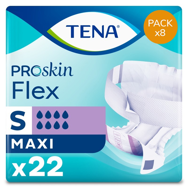 Couches adultes à ceinture - TENA Flex ProSkin Maxi S - Pack Economique Tena Flex - 1 Couches adultes à ceinture - TENA Flex ProSkin Maxi S - Pack Economique Tena Flex - 1