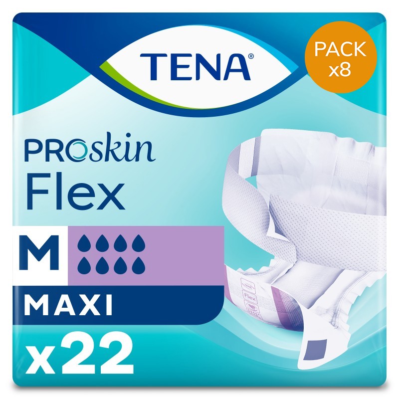 Couches adultes à ceinture - TENA Flex ProSkin Maxi M - Pack Economique Tena Flex - 1