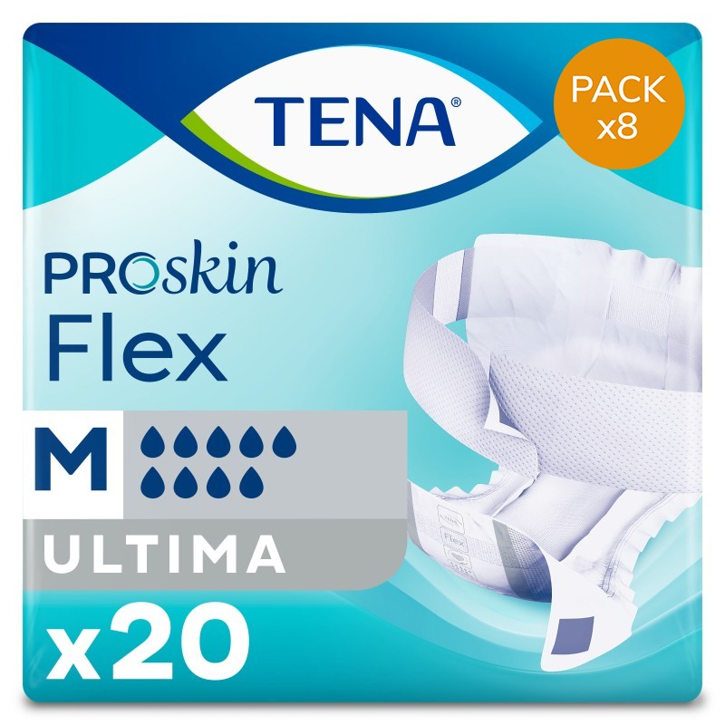Couches adulte à ceinture - TENA Flex ProSkin Ultima M - Pack Economique Tena Flex - 1 Couches adulte à ceinture - TENA Flex ProSkin Ultima M - Pack Economique Tena Flex - 1