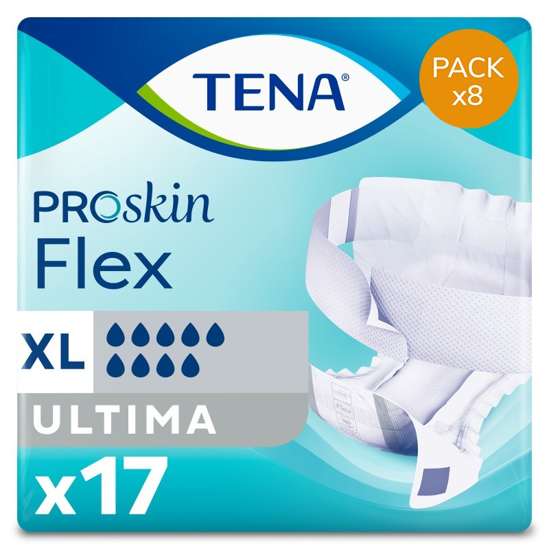 Couches adulte à ceinture - TENA Flex ProSkin Ultima XL - Pack Economique Tena Flex - 1 Couches adulte à ceinture - TENA Flex ProSkin Ultima XL - Pack Economique Tena Flex - 1