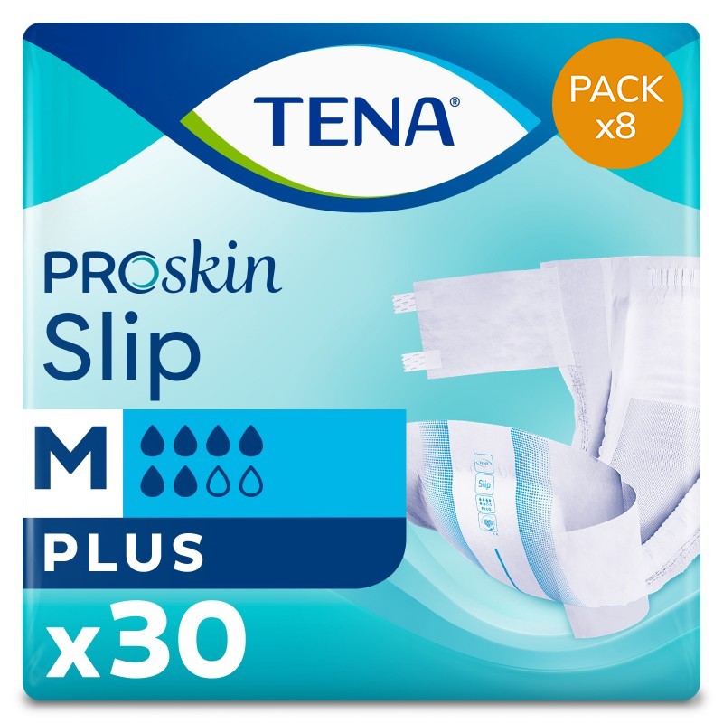 Couches adultes - TENA Slip ProSkin Plus M - Pack Economique Tena Slip - 1