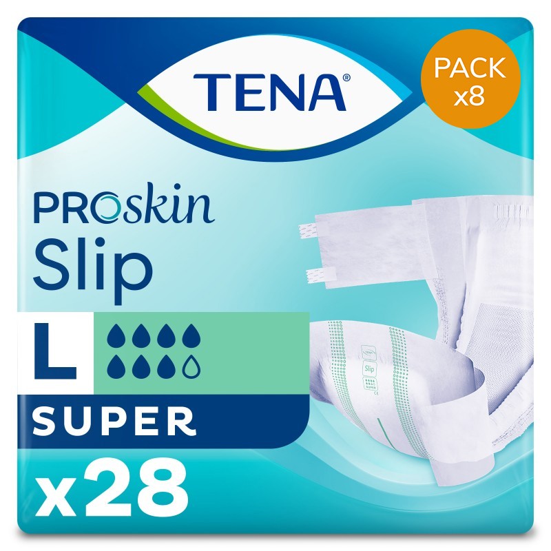 Couches adultes - TENA Slip ProSkin Super L - Pack Economique Tena Slip - 1 Couches adultes - TENA Slip ProSkin Super L - Pack Economique Tena Slip - 1