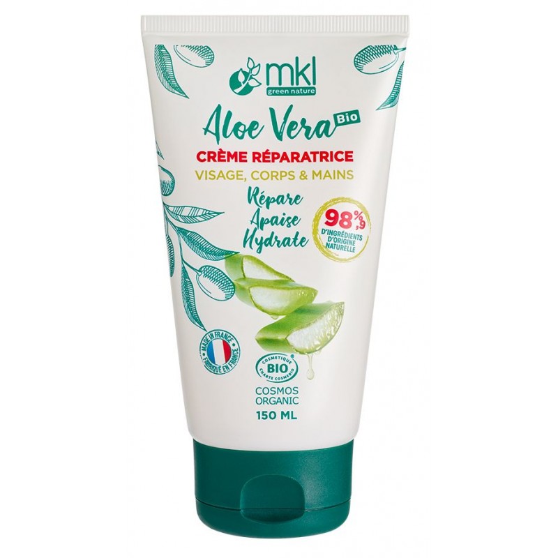 Crème réparatrice Aloe Vera -150 ml MKL Green nature - 1 Crème réparatrice Aloe Vera -150 ml MKL Green nature - 1