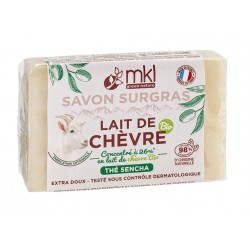 Savon au lait de chèvre BIO THE SENCHA - 100g MKL Green nature - 1