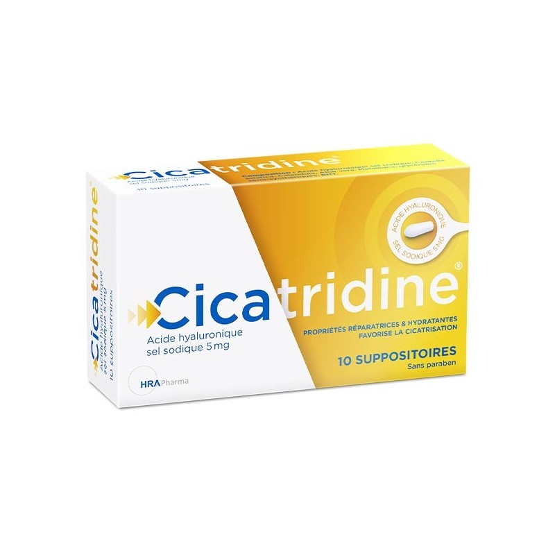 Cicatridine Suppositoires - Boîte de 10 Cicatridine - 1 Cicatridine Suppositoires - Boîte de 10 Cicatridine - 1