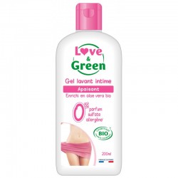 Love & Green : Gel lavant intime Apaisant 200ml - 1