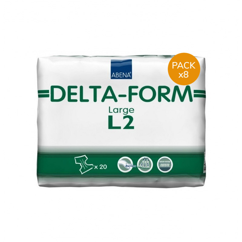 Couches adulte - Abena-Frantex Delta-Form L N°2 - Pack economique Abena Abri Form - 1