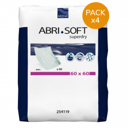 Alèses Abena-Frantex Abri-Soft SuperDry - 60x60 - Pack de 4 sachets Abena Abri Soft - 1