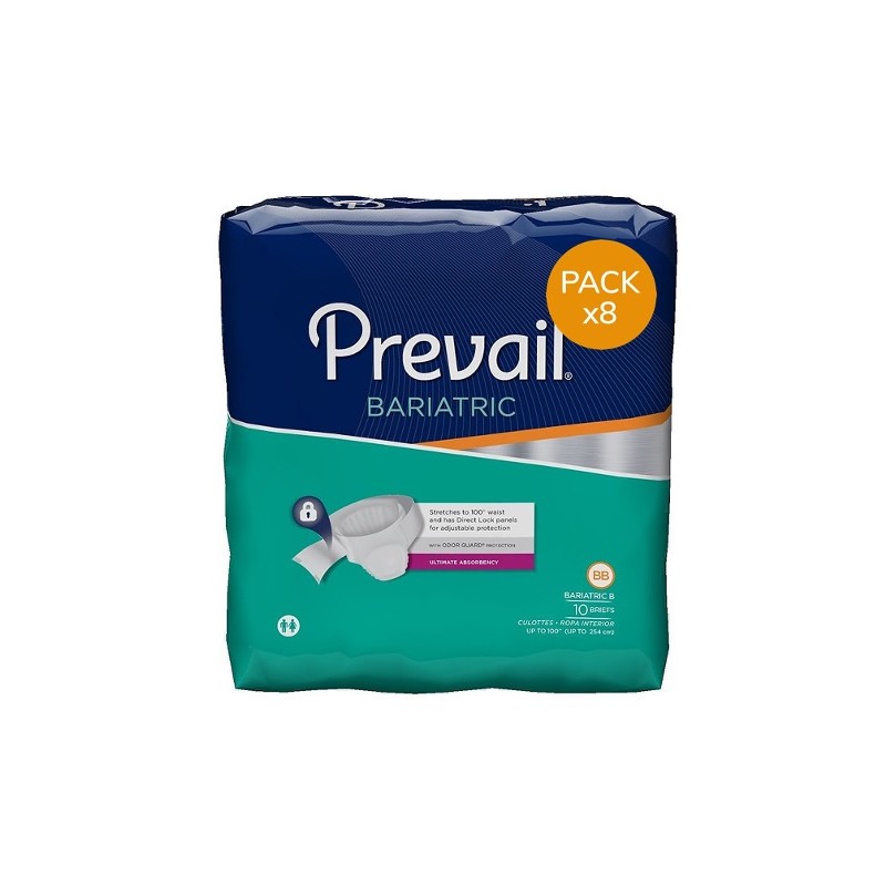 Couches adulte - Changes Complets Prevail XXL - Pack économique Prevail - 1 Couches adulte - Changes Complets Prevail XXL - Pack économique Prevail - 1