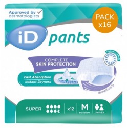 Slip Absorbant / Pants - Ontex-ID Pants M Super (nouveau) - Pack économique Ontex ID Pants - 1