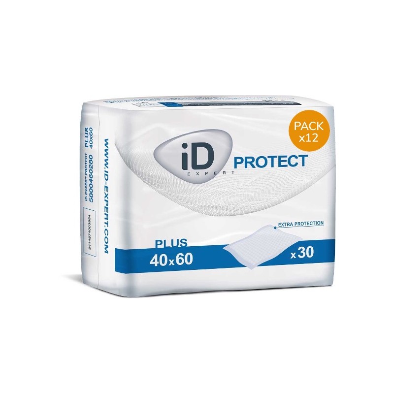 Alèses - Ontex-ID Expert Protect Plus - 40x60 - Pack économique Ontex ID Expert Protect - 1 Alèses - Ontex-ID Expert Protect Plus - 40x60 - Pack économique Ontex ID Expert Protect - 1