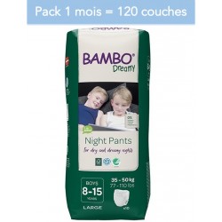 Abena Bambo Dreamy - Couches culottes énurésie garçon - 8-15 ans - Pack 1 mois Abena BAMBO Nature - 1