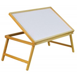 Plateau de lit en bois pliable et inclinable  - 1