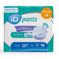 Slip Absorbant / Pants - Ontex-ID Pants S Plus - Pack de 8 sachets Ontex ID Pants - 1