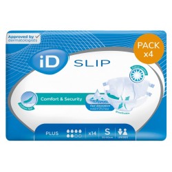 Couches adulte - Ontex-ID Expert Slip S Plus - Pack de 4 sachets Ontex ID Expert Slip - 1
