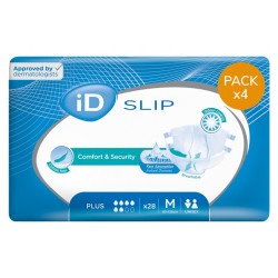 Couches adulte - Ontex-ID Expert Slip M Plus - Pack de 4 sachets Ontex ID Expert Slip - 1