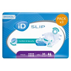 Couches adulte -  ID Expert Slip M Maxi - Pack de 3 sachets Ontex ID Expert Slip - 1