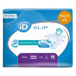 Couches adulte - Ontex-ID Expert Slip L Maxi - Pack de 6 sachets Ontex ID Expert Slip - 1