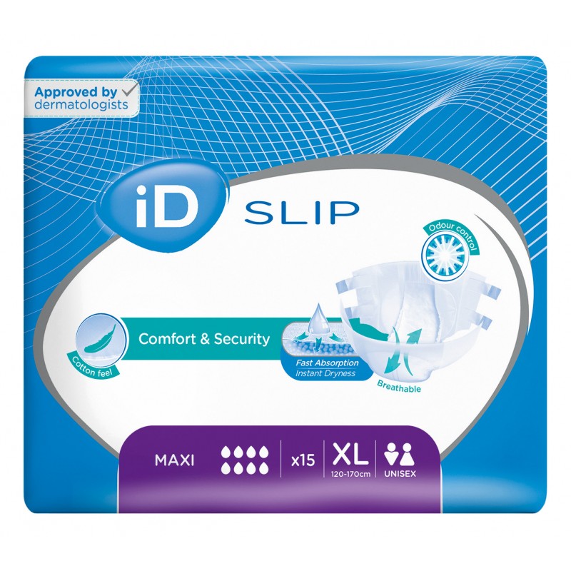 Couches adulte - Ontex-ID Expert Slip XL Maxi Ontex ID Expert Slip - 1