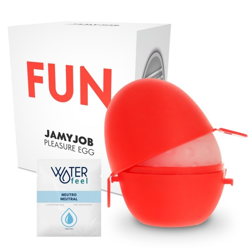 JAMYJOB EGG MASTURBATOR WHITE EDITION DISCRETT JAMYJOB - 2