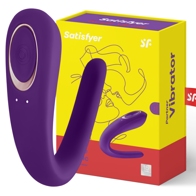 PARTNER TOY VIBRATOR STIMULANT LES DEUX PARTENAIRES SATISFYER  - 1