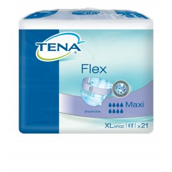 Couches adultes à ceinture - TENA Flex ProSkin Maxi M - Pack de 4 sachets Tena Flex - 1