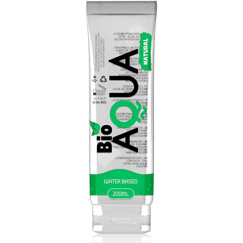 BIOAQUA LUBRIFIANT INGRÉDIENTS NATURELS A BASE D''EAU 200 ML BIOAQUA - 1 BIOAQUA LUBRIFIANT INGRÉDIENTS NATURELS A BASE D''EAU 200 ML BIOAQUA - 1