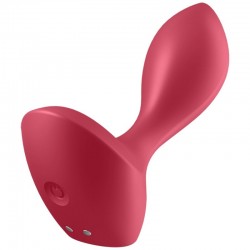 BOUCHON VIBRANT SATISFYER BACKDOOR LOVER - ROUGE SATISFYER  - 1