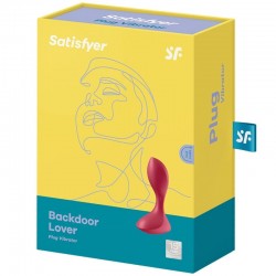 BOUCHON VIBRANT SATISFYER BACKDOOR LOVER - ROUGE SATISFYER  - 4