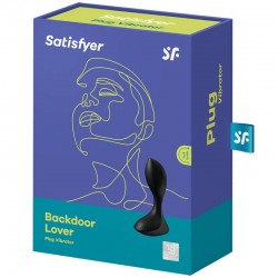 BOUCHON VIBRANT SATISFYER BACKDOOR LOVER - NOIR SATISFYER  - 4