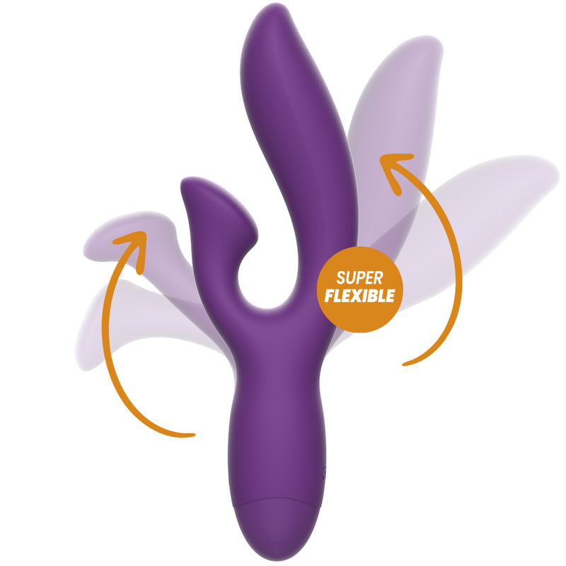 REWOLUTION REWOFUN VIBRATEUR FLEXIBLE AVEC LAPIN REWOLUTION  - 1