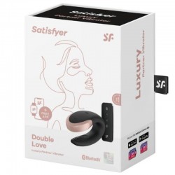 VIBRATEUR SATISFYER DOUBLE LOVE LUXURY PARTNER - NOIR SATISFYER  - 5