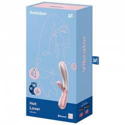 VIBRATEUR SATISFYER HOT LOVER ROSE-BEIGE SATISFYER  - 4