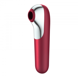 SATISFYER DUAL LOVE VIBRADOR Y SUCCIONADOR CON AIRE PULSADO ROJO SATISFYER  - 5