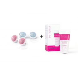 Pack Boules de Geisha Lelo LUNA Beads + 1 lubrifiant Intimina LELO - 1