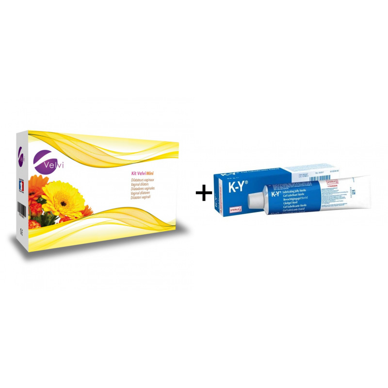 Pack Dilatateurs vaginaux Velvi Mini + 2 lubrifiants Velvi - 1