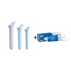Pack Dilatateurs vaginaux Vagiwell kit taille small + 2 lubrifiants Vagiwell - 1