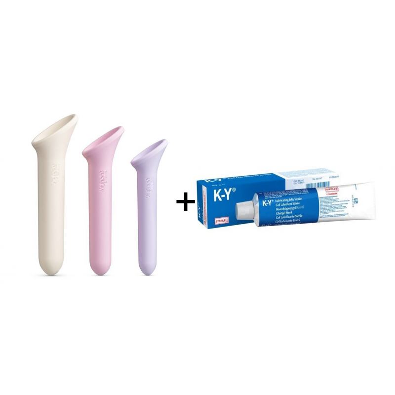 Pack Dilatateurs vaginaux Vagiwell kit taille large + 2 lubrifiants Vagiwell - 1