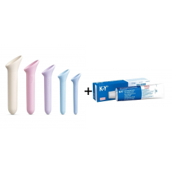 Pack Dilatateurs vaginaux Vagiwell kit complet + 2 lubrifiants Vagiwell - 1