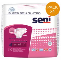 Couches adulte - Super Seni Quatro S - Pack de 4 sachets Seni - 1