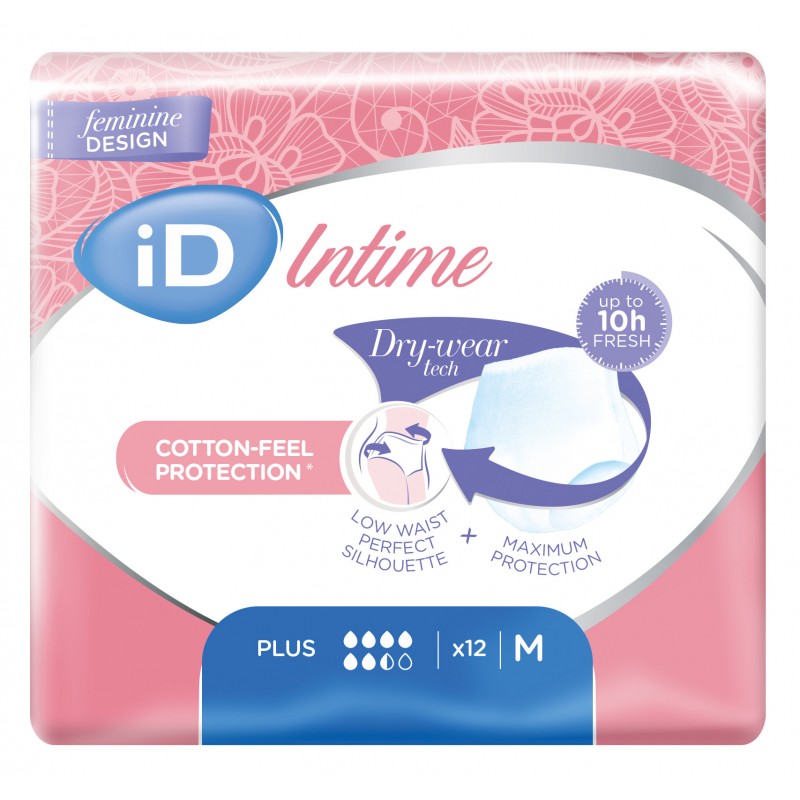 Protection urinaire femme - Ontex ID Intime M Plus  - 1